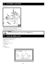 Preview for 26 page of Coats CHD-9041 Operating And Maintenance Instructions Manual