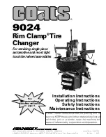 Предварительный просмотр 1 страницы Coats Rim Clamp 9024 Installation Instructions Manual