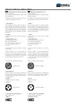 Предварительный просмотр 2 страницы Coax RMQ 10 PC Operating Instructions