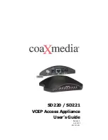 Coaxmedia SD220 User Manual preview