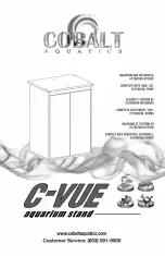 Cobalt Aquatics C-VUE 18 Assembly Instructions Manual preview