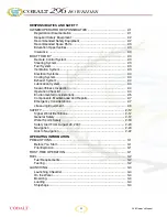 Preview for 2 page of Cobalt Digital Inc 296 BOWRIDER Owner'S Manual