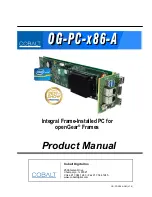 Cobalt Digital Inc OG-PC-x86-A Product Manual предпросмотр