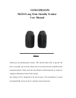 COBAN GROUP tk303 User Manual preview