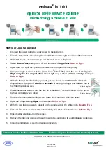 cobas b 101 Quick Reference Manual предпросмотр