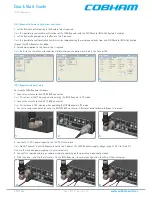 Preview for 2 page of COBHAM INCA Repeater Quick Start Manual