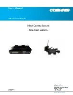 Preview for 1 page of COBHAM Inline Camera Mount Broadcast Versioin User Manual