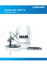 COBHAM SAILOR 600 VSAT Ka Installation Manual preview