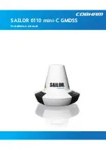 Preview for 1 page of COBHAM SAILOR 6110 mini-C GMDSS Installation Manual