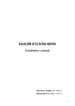 Preview for 3 page of COBHAM SAILOR 6120 Installation Manual