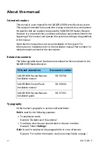 Preview for 8 page of COBHAM Sailor 6390 Navtex User Manual