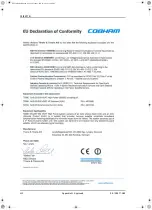 Preview for 232 page of COBHAM SAILOR 900 Installation Manual