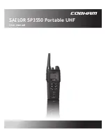 Предварительный просмотр 1 страницы COBHAM SAILOR SP3550 Portable UHF User Manual