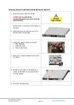 Preview for 2 page of COBHAM SAILOR XTR Field Replacement Procedure