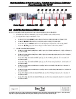 Предварительный просмотр 3 страницы COBHAM SEA TEL 100 TV Field Installation & Test Procedure