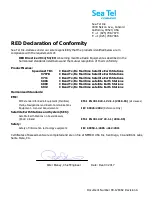 Preview for 3 page of COBHAM Sea Tel 9711-56 IMA C Band Installation Manual