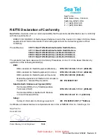 Preview for 4 page of COBHAM SEA TEL 9711IMA-70 Installation Manual