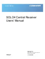 COBHAM SOLO4 User Manual preview