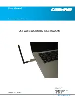 COBHAM USB Wireless Control Module (UWCM) User Manual preview