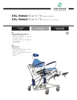 Preview for 1 page of Cobi Rehab XXL-Rehab Rise N Tilt User Manual