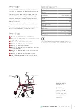 Preview for 7 page of Cobi Rehab XXL-Rehab Rollator King User Manual