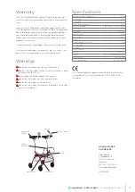 Предварительный просмотр 7 страницы Cobi Rehab XXL-Rehab Rollator Support User Manual