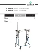 Preview for 1 page of Cobi Rehab XXL-Rehab Stand Tall gangbord User Manual