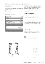 Preview for 5 page of Cobi Rehab XXL-Rehab Stand Tall gangbord User Manual