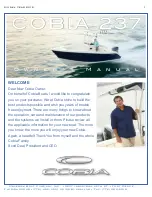 COBIA 2012 Cobia 237 Owner'S Manual preview