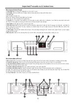 Preview for 5 page of Cobra Acoustic ACP6004 User Manual