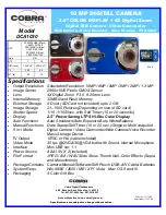 Preview for 1 page of Cobra Digital DCA1030 Specifications