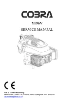 Cobra Garden Machinery Y196V Service Manual preview