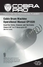 Cobra Pro CP1020 Operational Manual preview