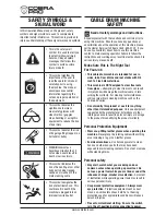 Предварительный просмотр 2 страницы Cobra Pro CP2040 Operational Manual