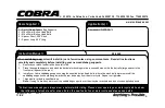 Preview for 2 page of Cobra 02-6468 Instruction Manual