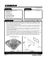 Preview for 1 page of Cobra 06-0467-01B Quick Manual