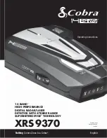 Cobra 14 Band XRS 9370 Operating Instructions Manual preview