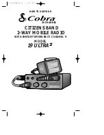 Preview for 3 page of Cobra 19 ULTRA II How To Use Manual