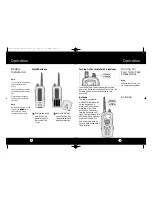 Предварительный просмотр 2 страницы Cobra 2-Way Radio Operating Instructions Manual