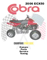 Cobra 2006 ECX50 Service Manual preview