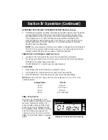 Preview for 13 page of Cobra 2010 GTL WX Operating Instructions Manual