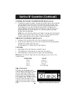 Предварительный просмотр 13 страницы Cobra 2010 GTL WX Operating Instructions Manual