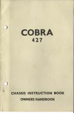 Cobra 427 Instruction Book preview