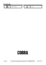 Предварительный просмотр 4 страницы Cobra 57647 Owner'S Manual & Safety Instructions