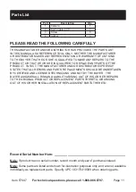 Preview for 11 page of Cobra 57647 Owner'S Manual & Safety Instructions