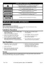 Preview for 2 page of Cobra 57648 Owner'S Manual & Safety Instructions