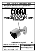 Preview for 1 page of Cobra 58197 Owner'S Manual & Safety Instructions