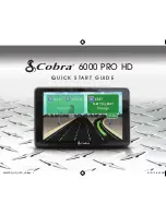 Preview for 1 page of Cobra 6000 PRO HD Quick Start Manual