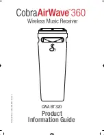 Preview for 1 page of Cobra Air Wave 360 Product Information Manual