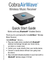 Preview for 1 page of Cobra AirWave Quick Start Manual